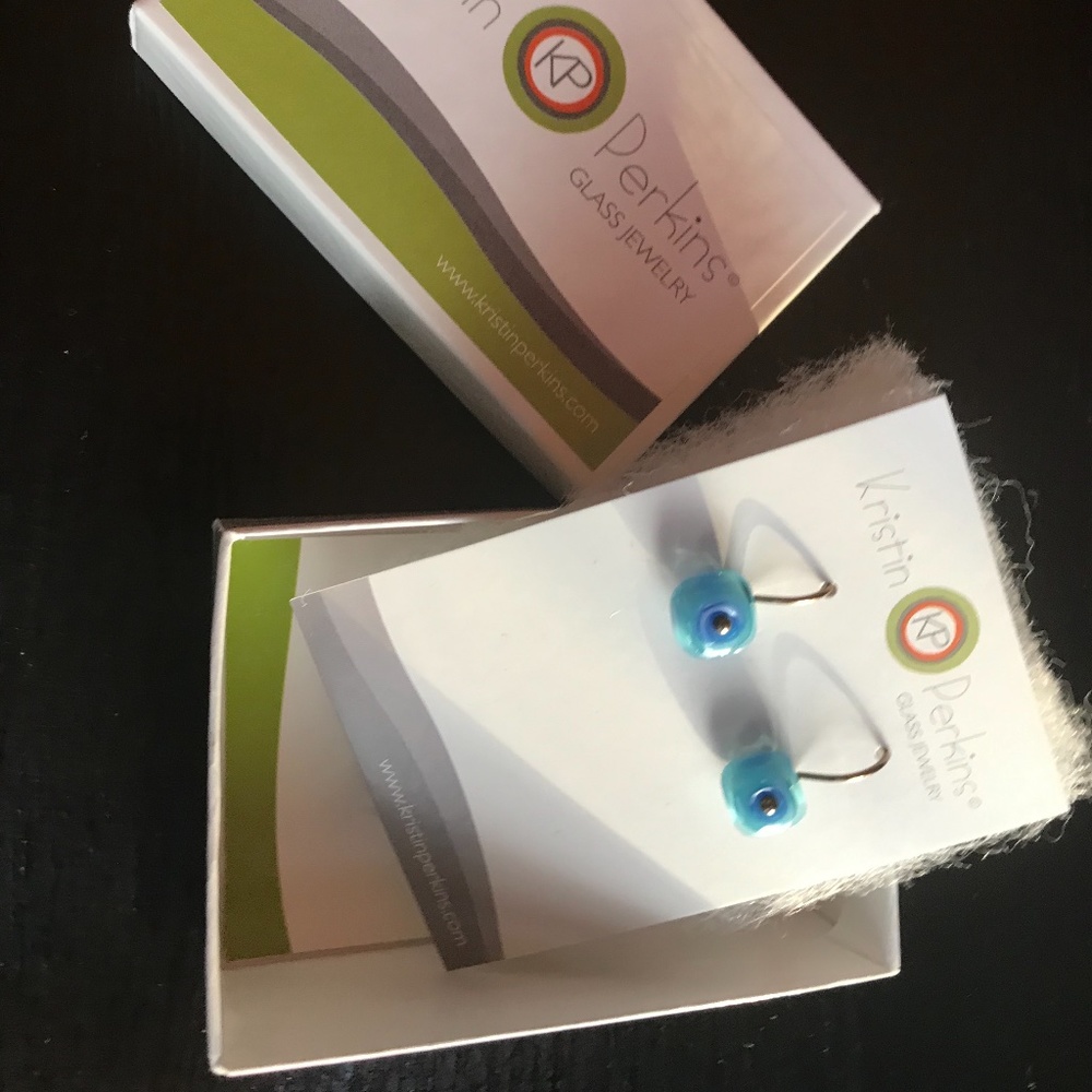 ✨ NEVER BEEN USED ✨ Kristin Perkins | Glass & Silver Jewelry Earrings